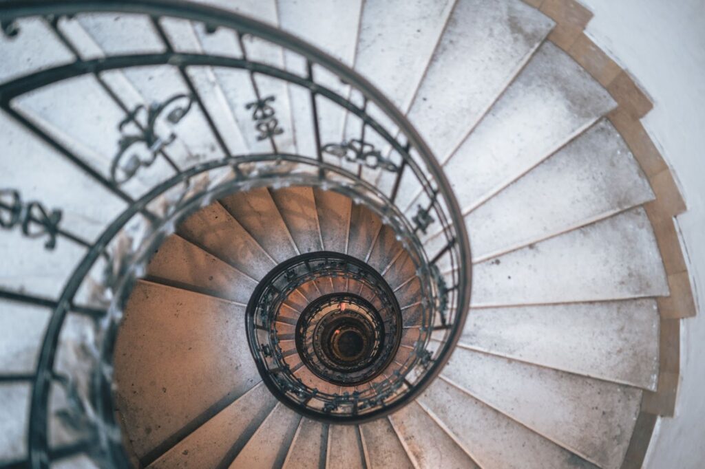 round staircase